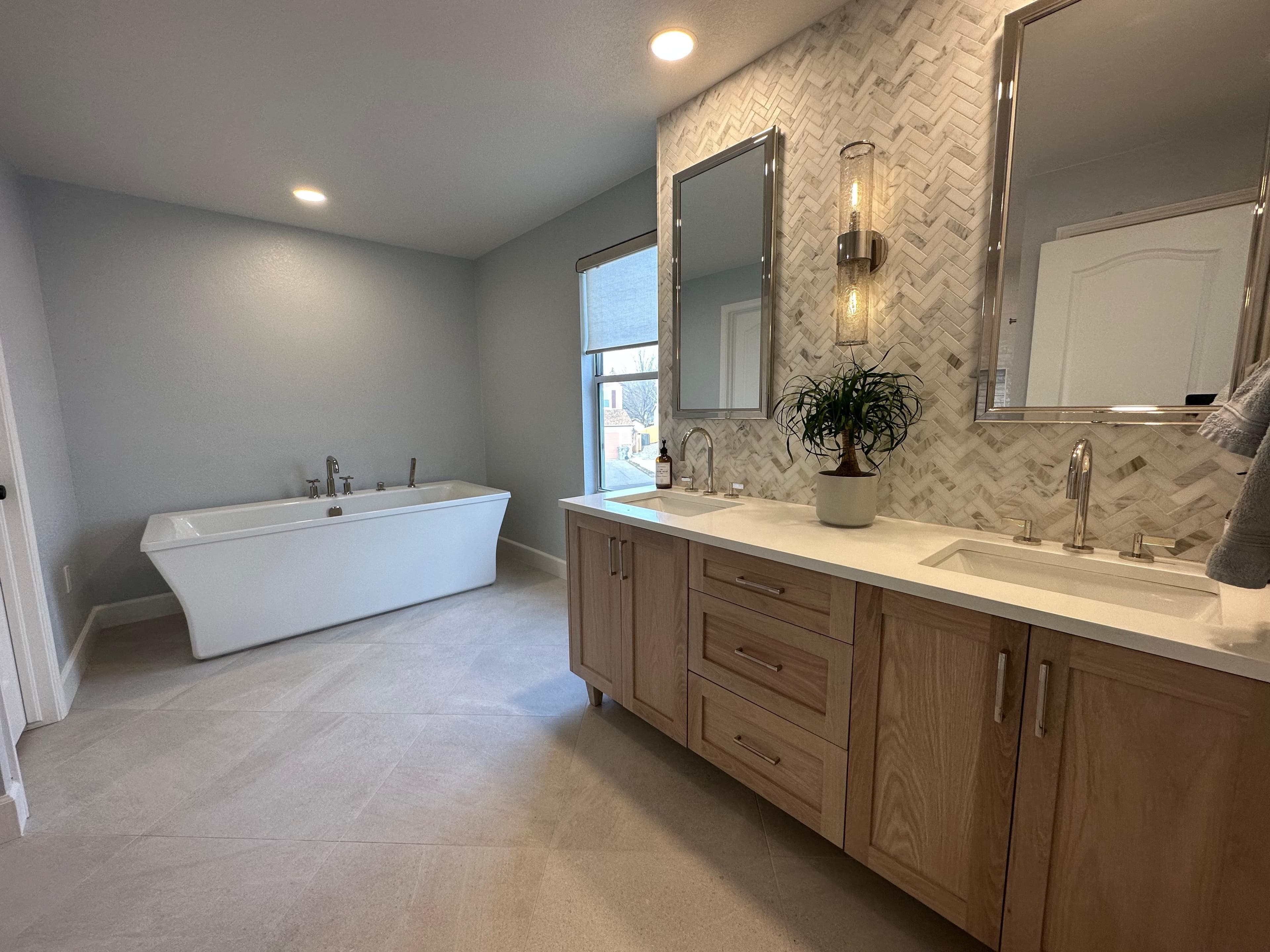Bathroom remodel — bathroom project by BDT Construction in Morrison - CO